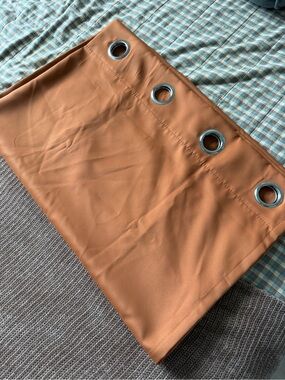 71H x 45W Camel Tan Grommet Curtain Panel (set of 2)